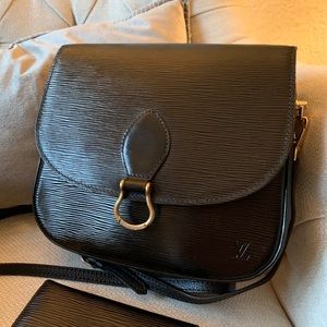Louis Vuitton black Epi Saint cloud purse Price firm still a GREAT deal …